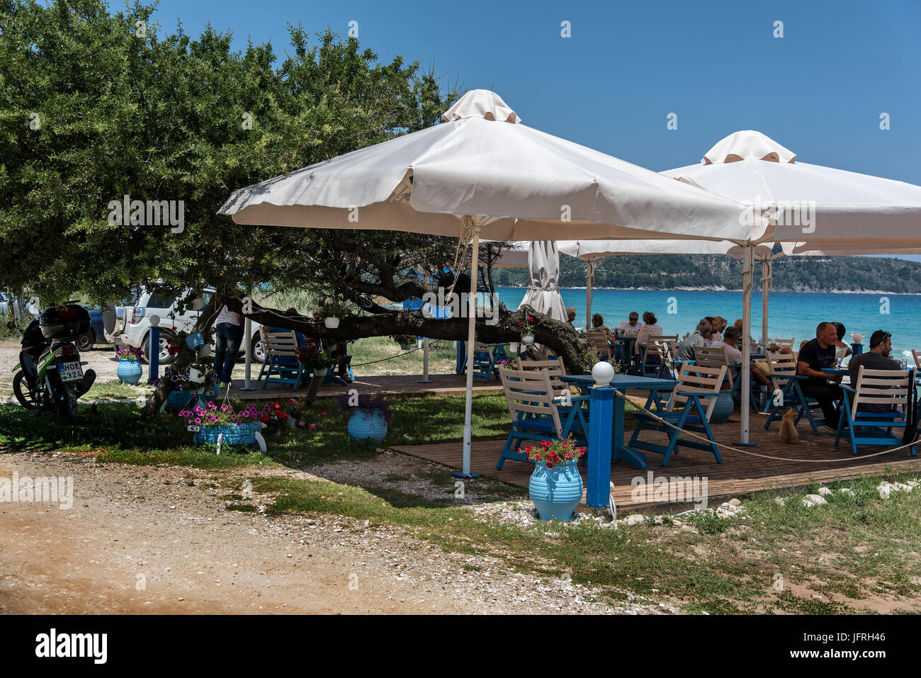 Golden Beach, Thassos Stock Photo Alamy