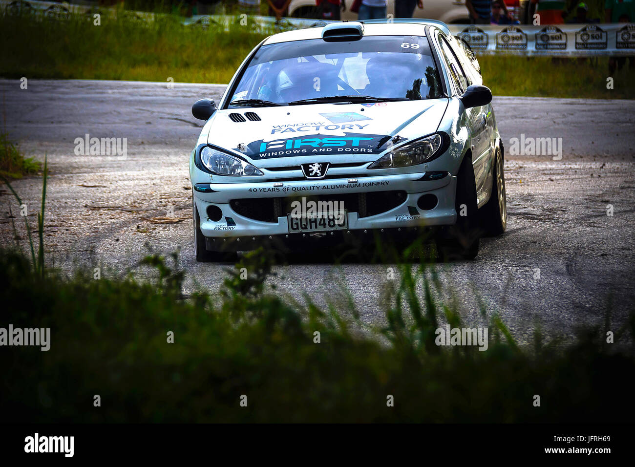 Sol Rally Barbados 2017 Day one Stock Photo - Alamy