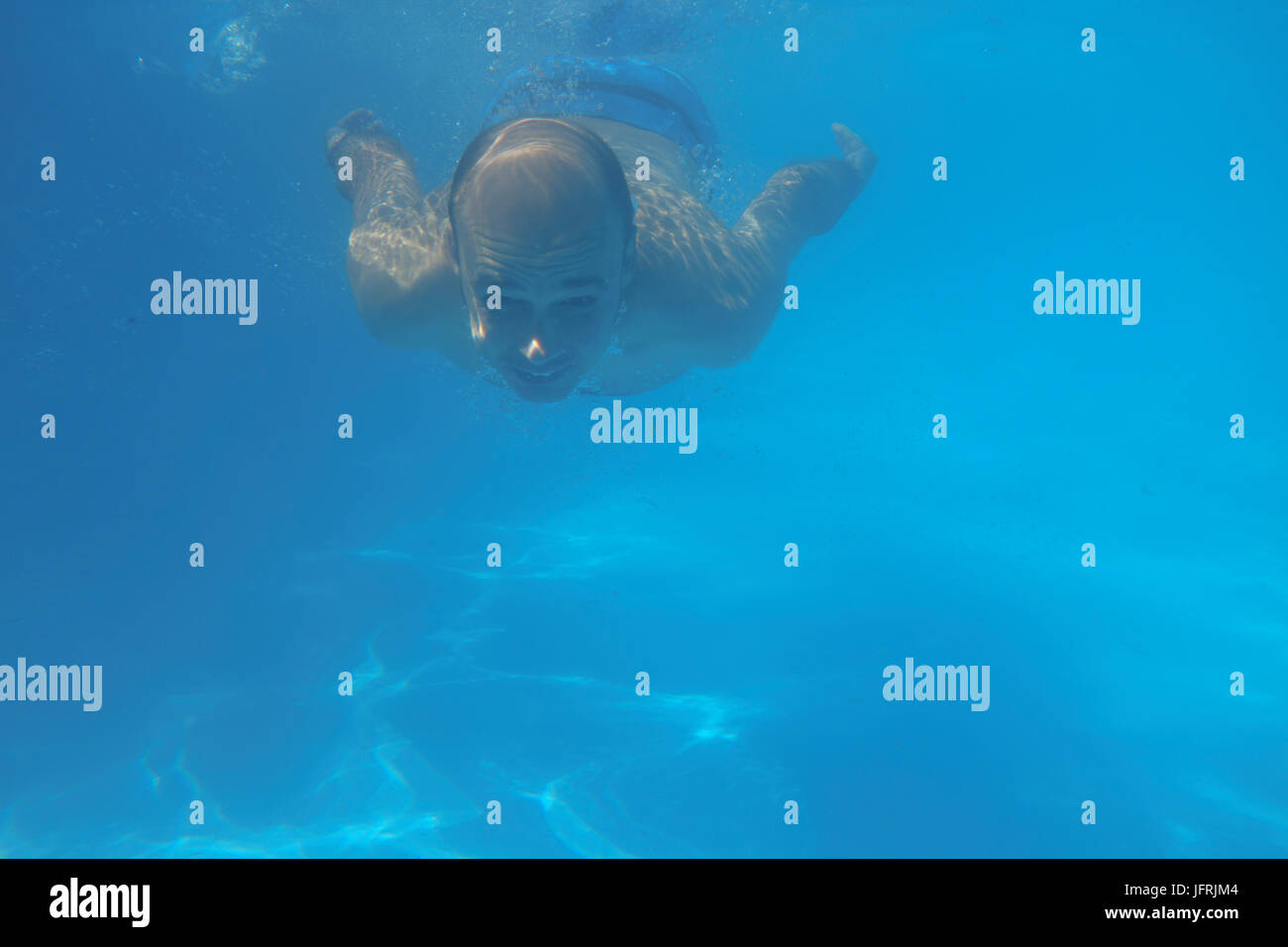 Male swimmer underwater hi-res stock photography and images - Alamy