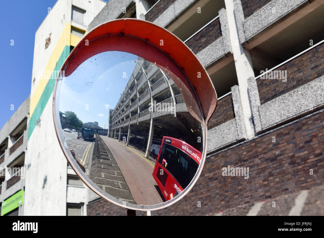 Broadmarsh bus station in Nottingham. Stock Photo