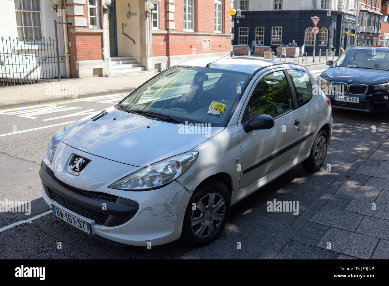 Parking Ticket Nottingham city centre Stock Photo Alamy