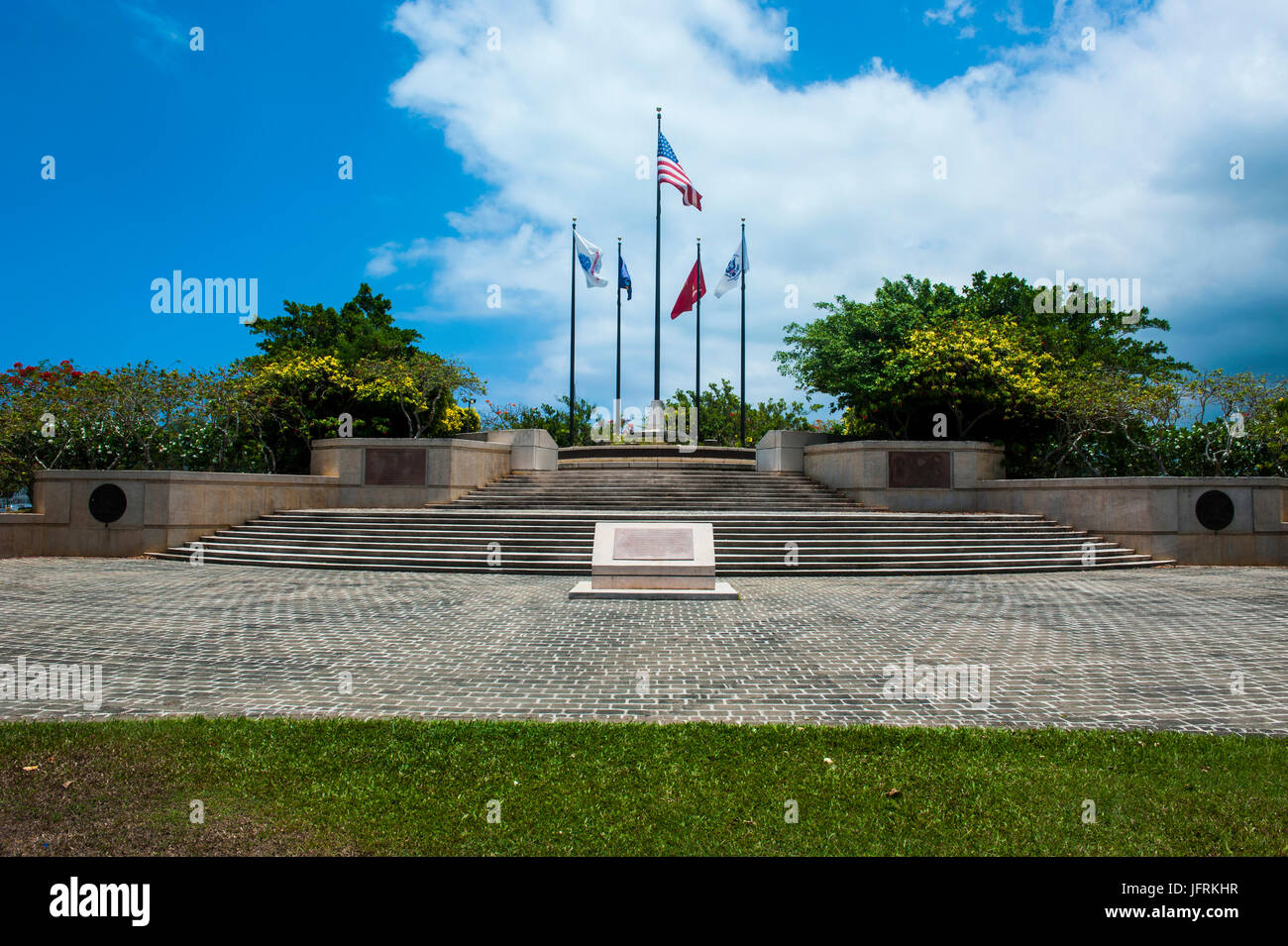 American Memorial Park, Saipan, Northern Marianas, Central Pacific Stock Photo
