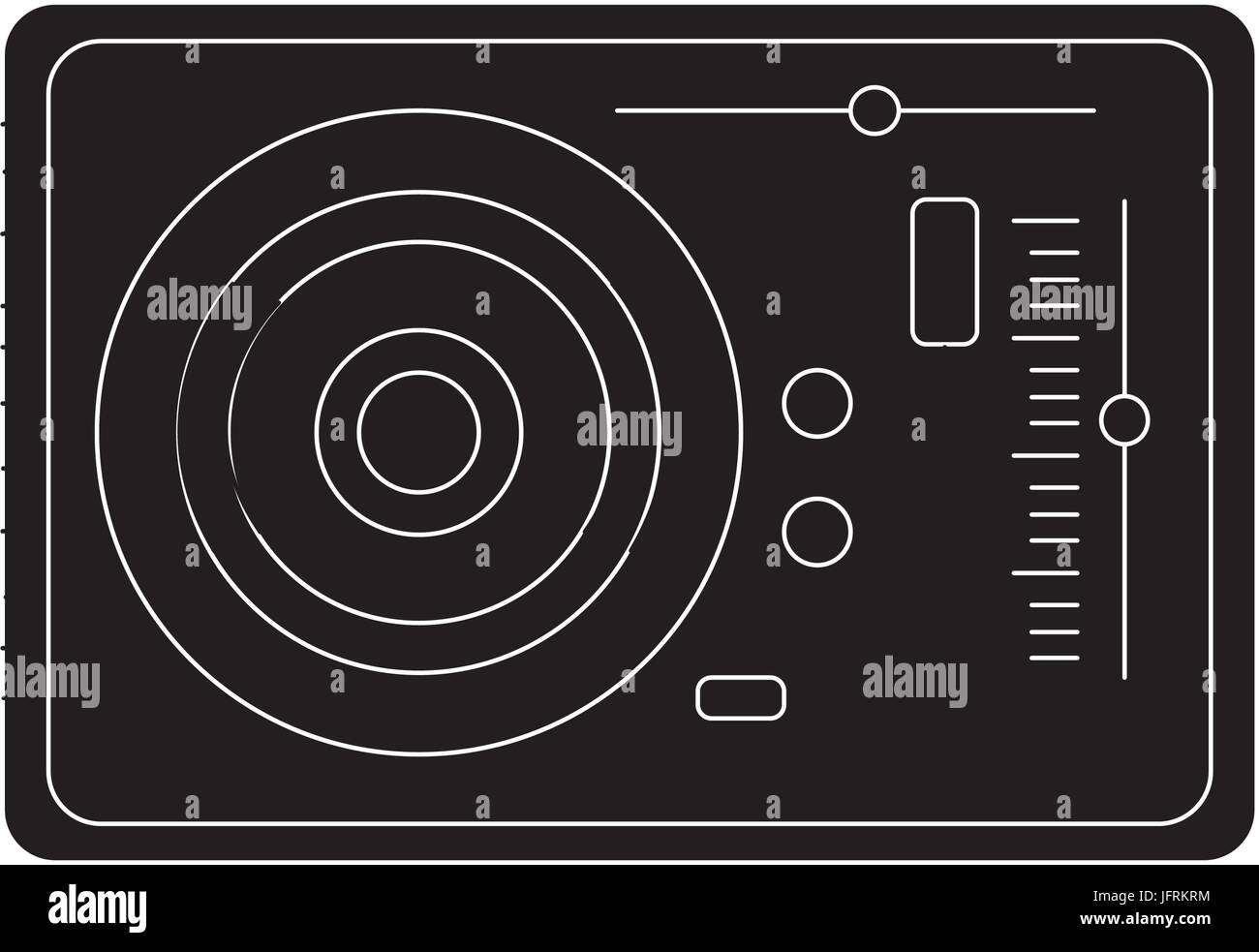 Turn Tables Stock Vector Images - Alamy