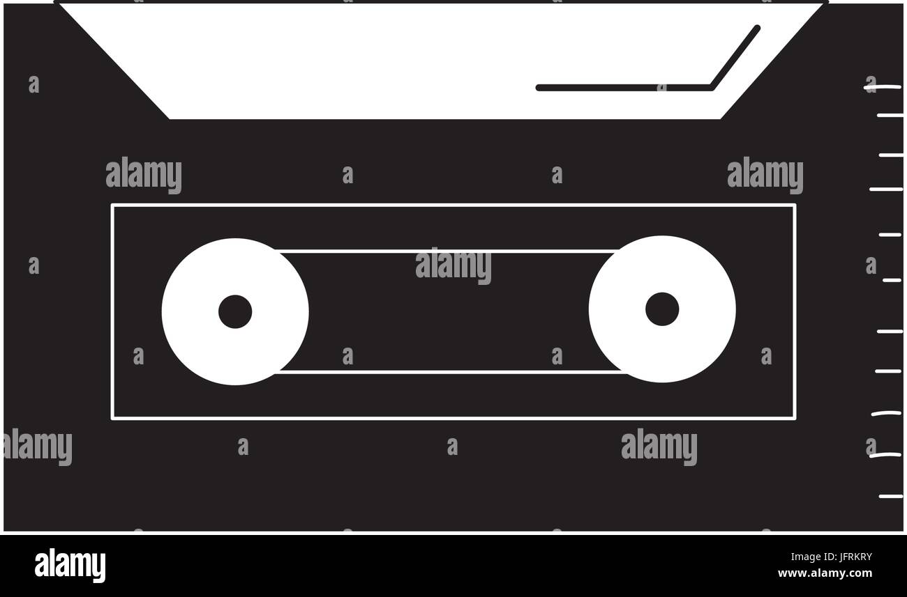 contour cassette to listen and play music Stock Vector Image & Art - Alamy
