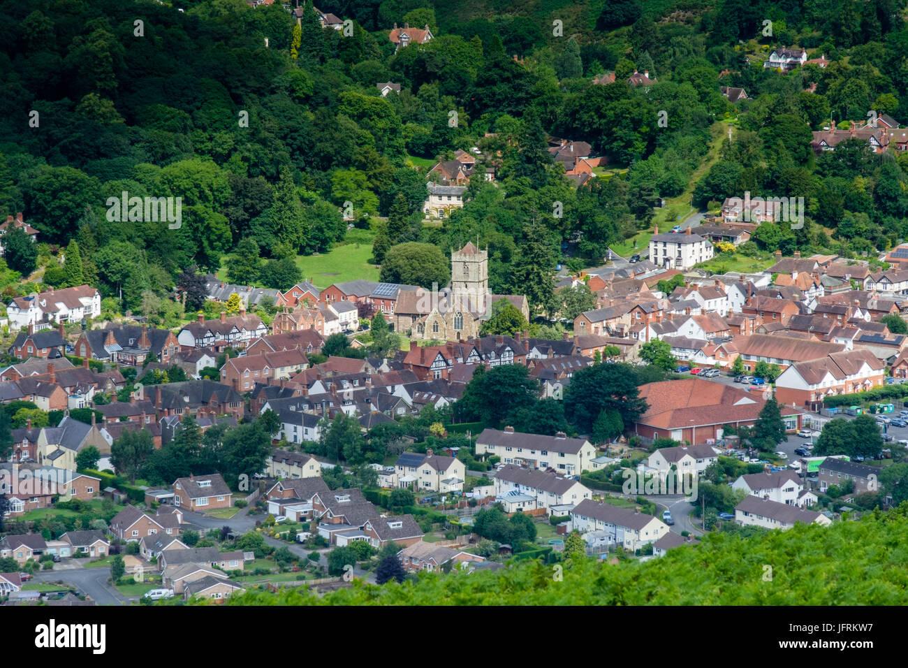 Church Stretton, Shropshire, England, UK Stock Photo Alamy