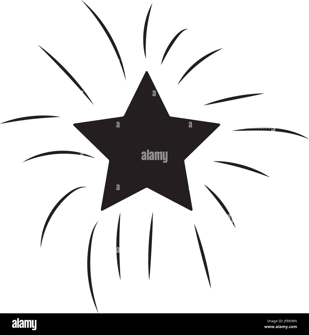 contour shiny star in the sky art Stock Vector Image & Art Alamy