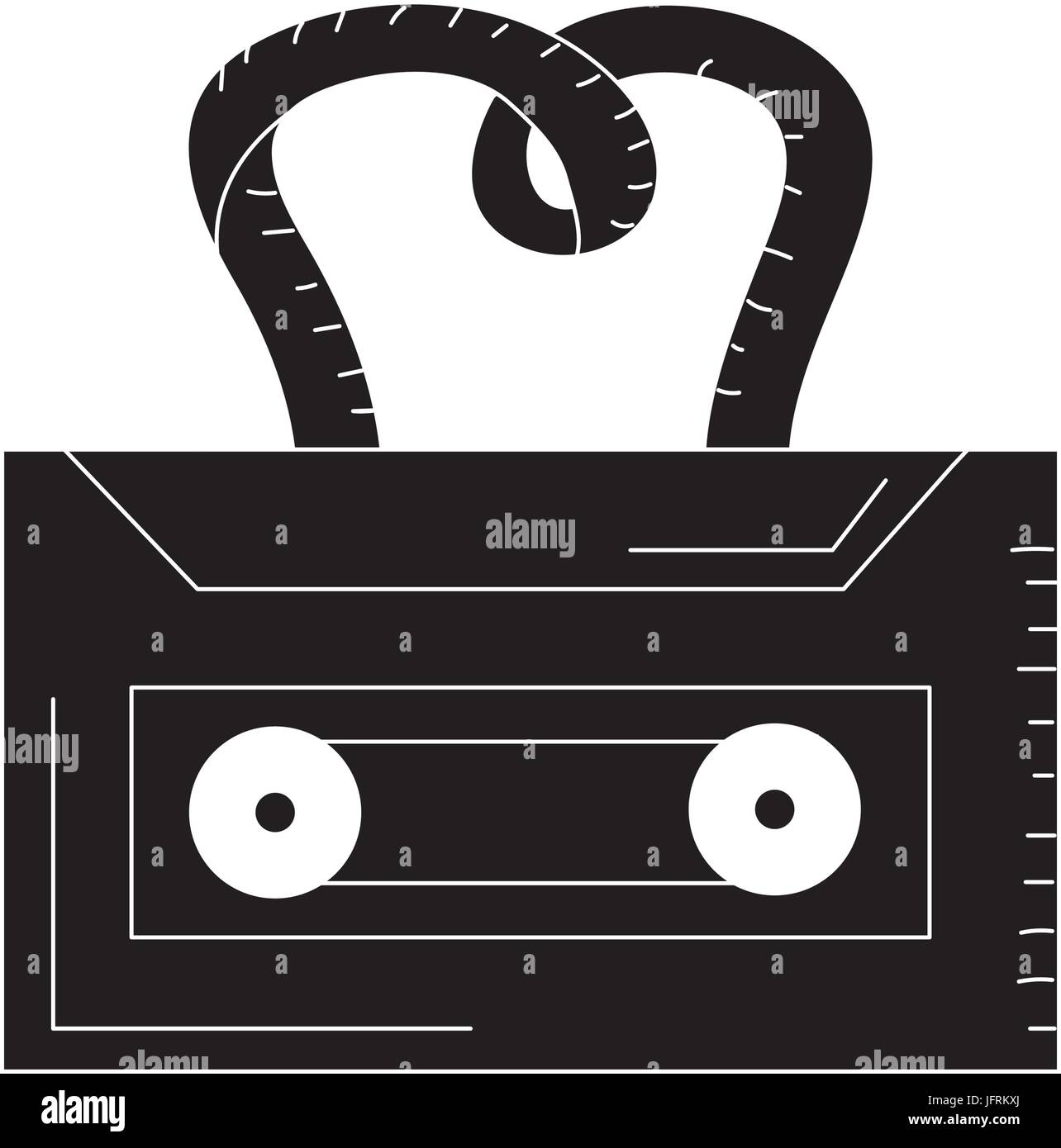 contour cassette to listen and play music Stock Vector Image & Art - Alamy