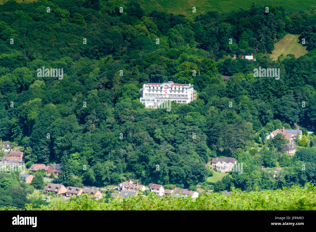 Long Mynd House (Hotel), Church Stretton, Shropshire, England, UK Stock