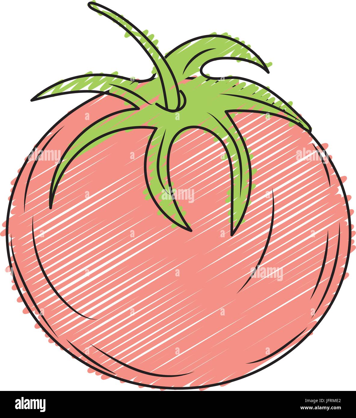 fresh tomato natural vegetable nutrition Stock Vector Image & Art - Alamy