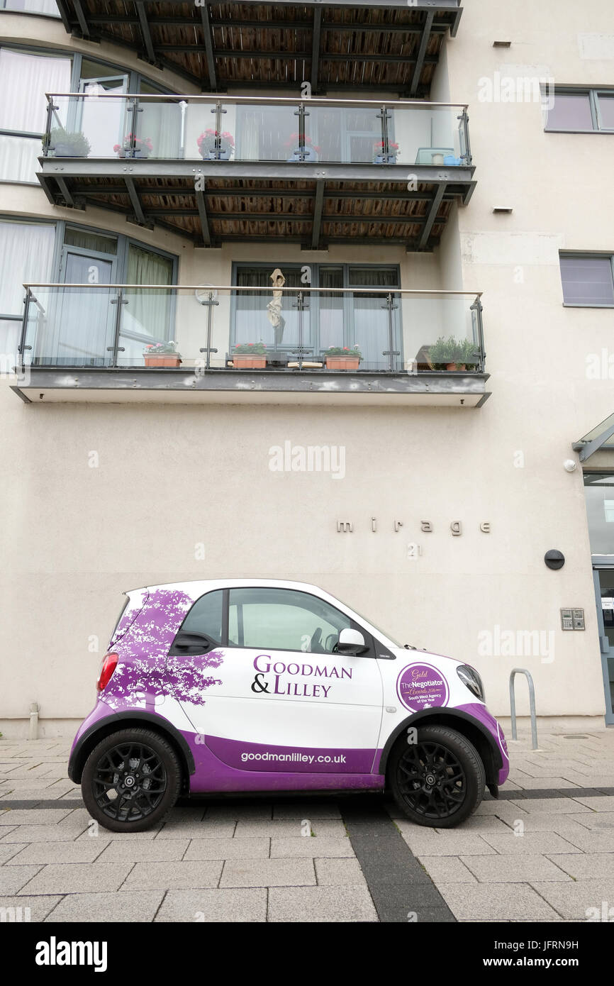 June 2017 Goodman & Lilley estate agent (real estate ) Smart car in