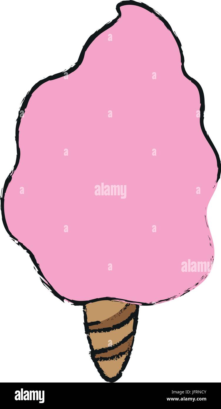 cotton candy icon image vector illustration design Stock Vector Image ...