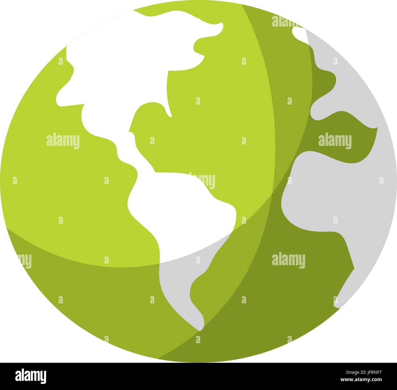 global earth plenet with geography ubication Stock Vector Image & Art ...