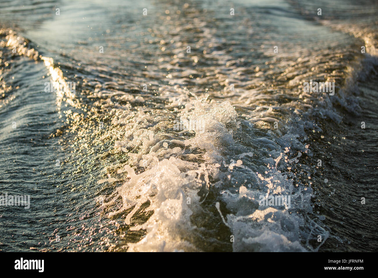Water Trail Behind Moving Motor Boat High Resolution Stock Photography ...