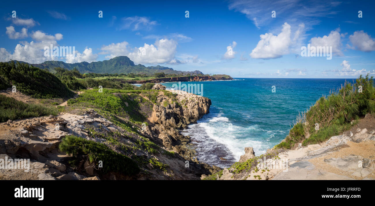 Maha' elepu Heritage Trail, near Shipwreck Beach, Koloa, Kauai, Hawaii ...