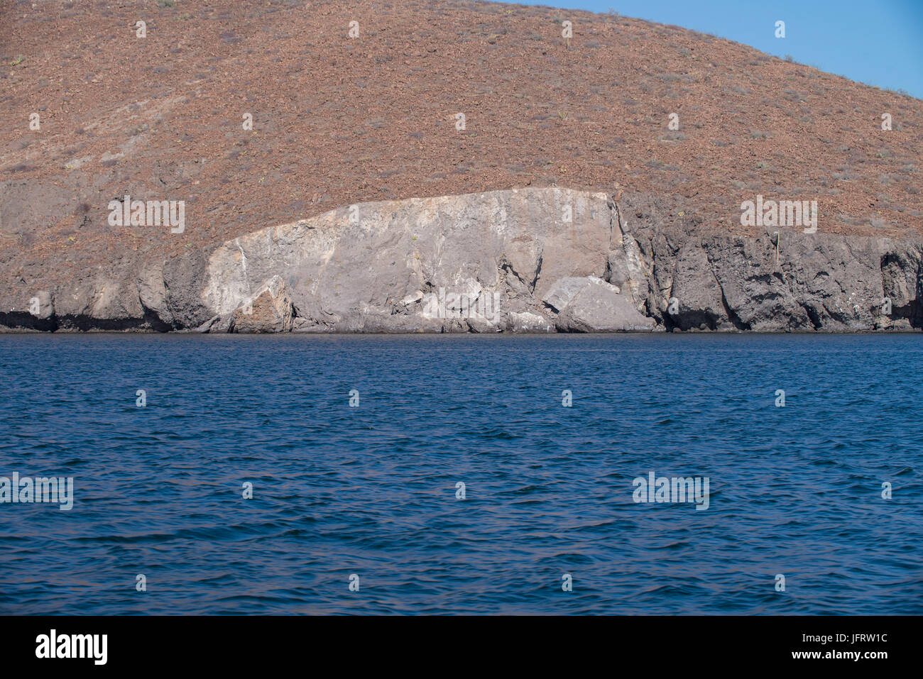 Mountain Damaged By Earthquake In La Paz Baja California Sur Mexico Stock Photo Alamy