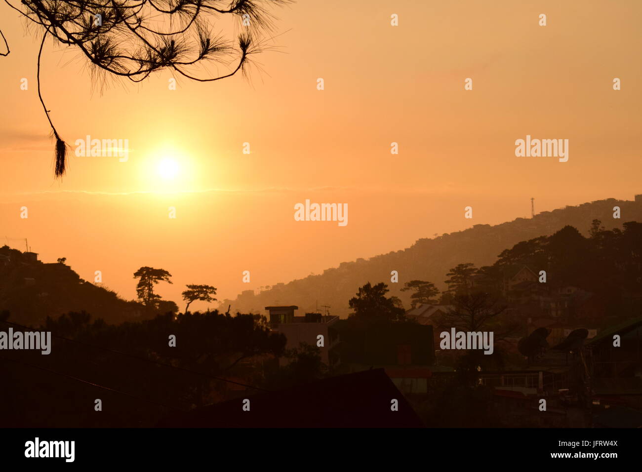 Sunset skies. Stock Photo