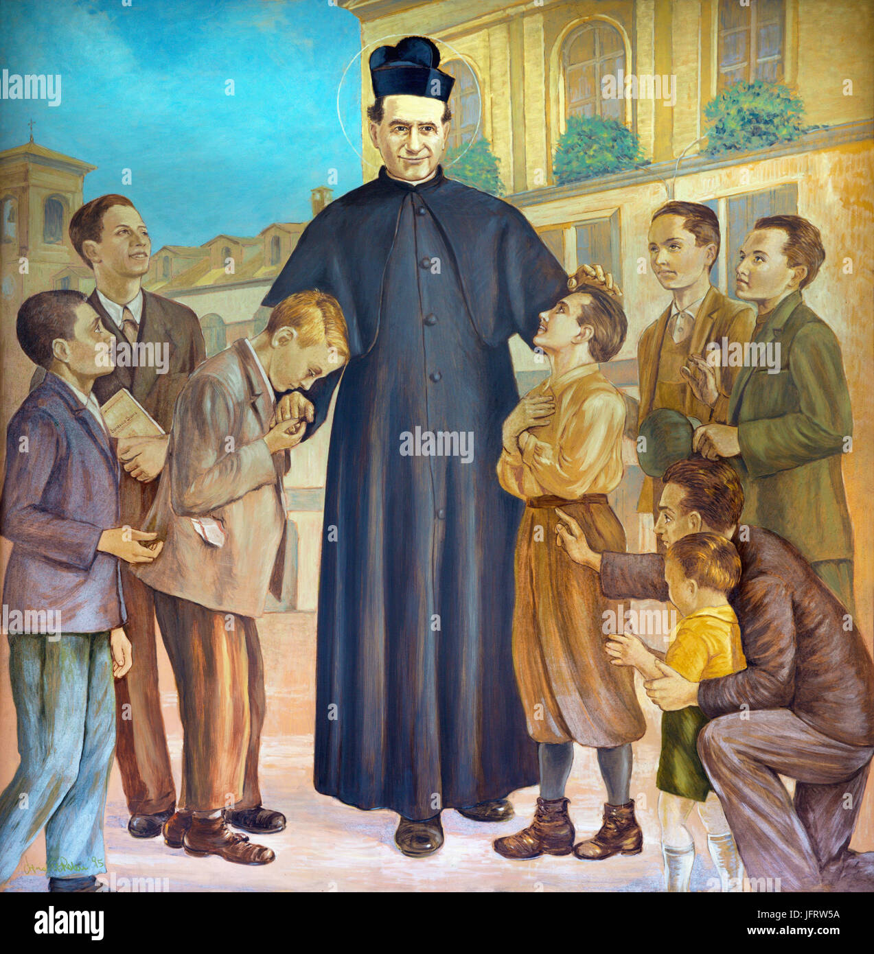Don bosco painting hi-res stock photography and images - Alamy