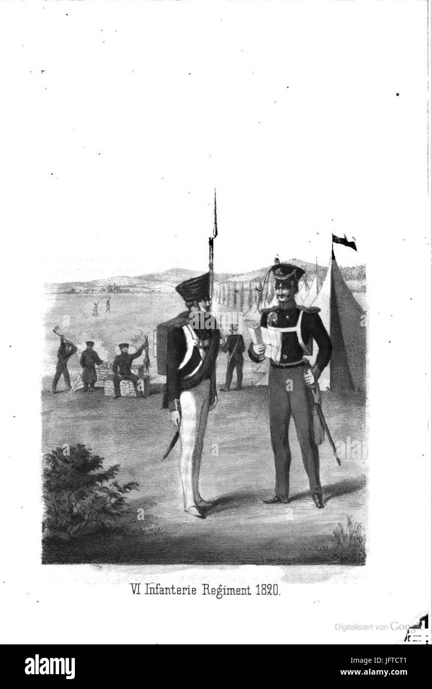 Infantry regiment 6 Black and White Stock Photos & Images - Alamy