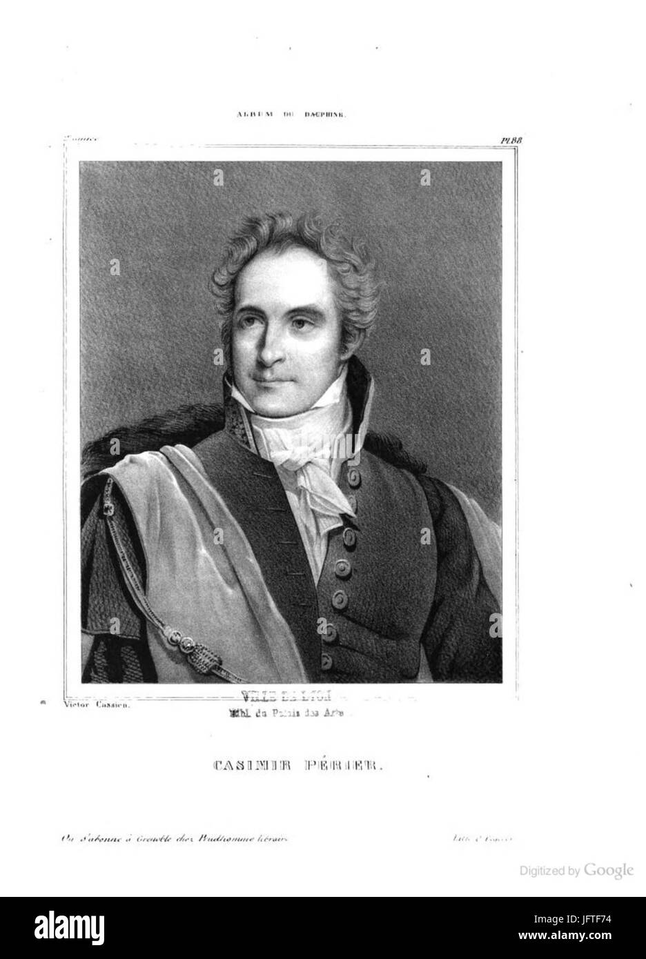 047 album dauphiné, Casimir Périer, by VC Stock Photo Alamy