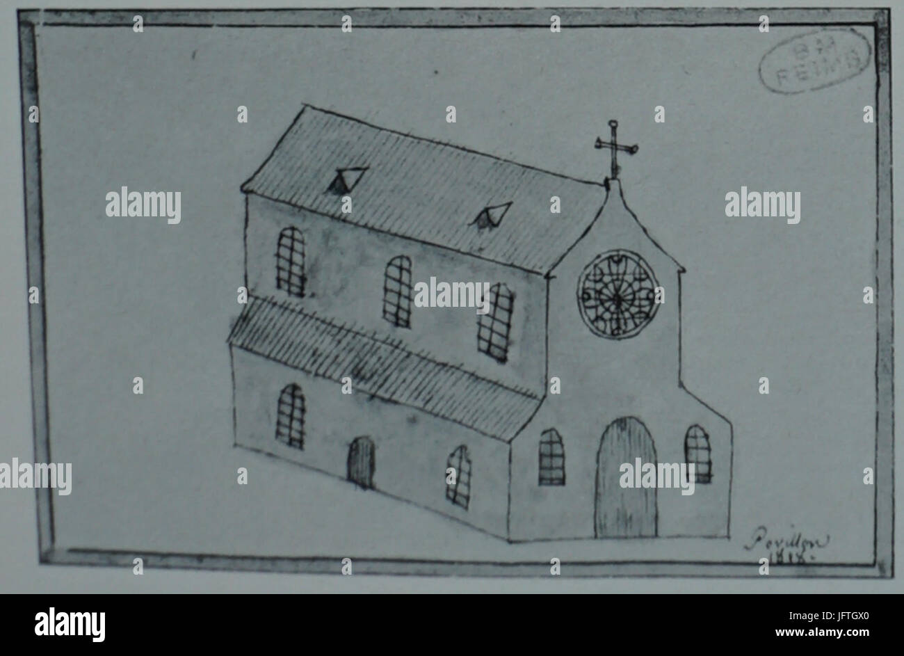 Église st Sixte Povillon Pierard Reims Stock Photo Alamy