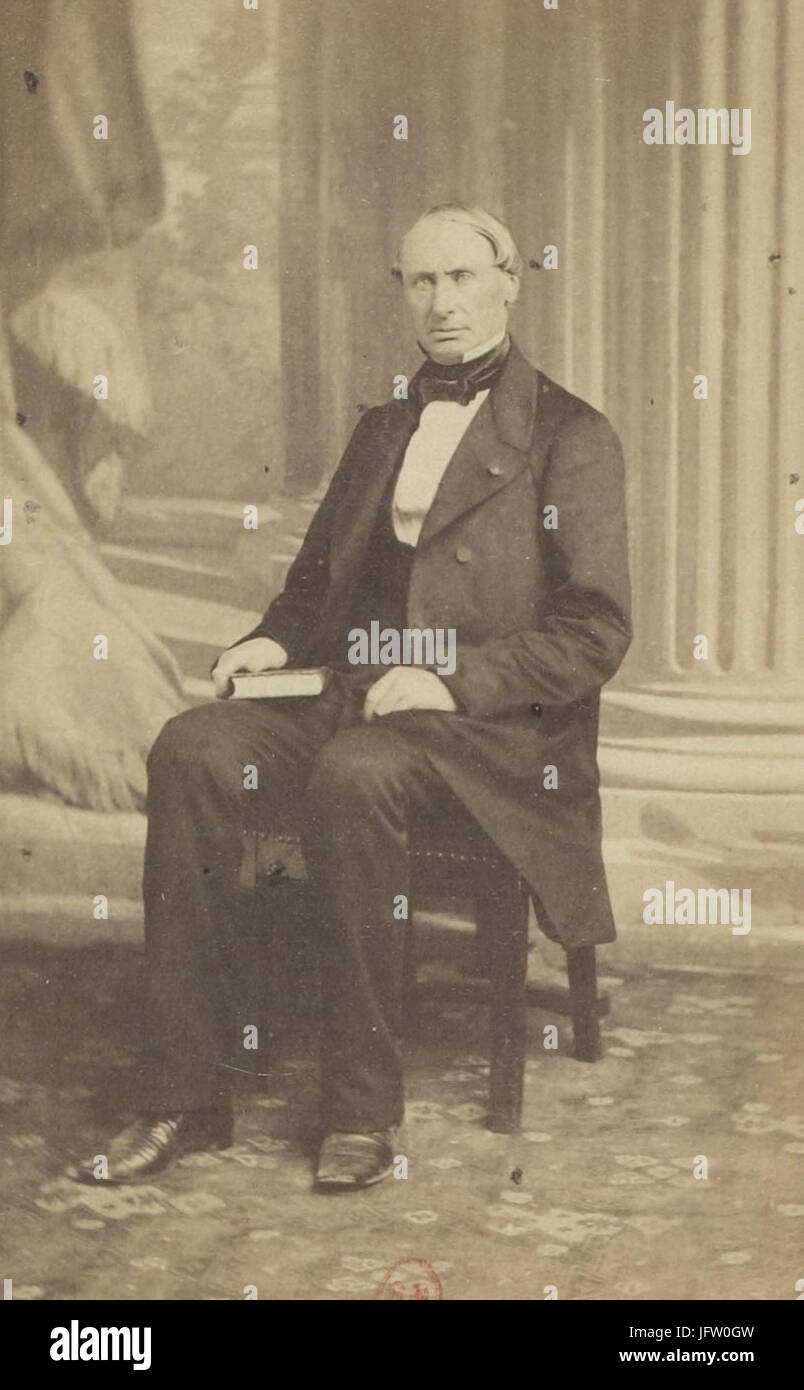 Album des députés au Corps législatif entre 1852-1857-Mercier Stock Photo