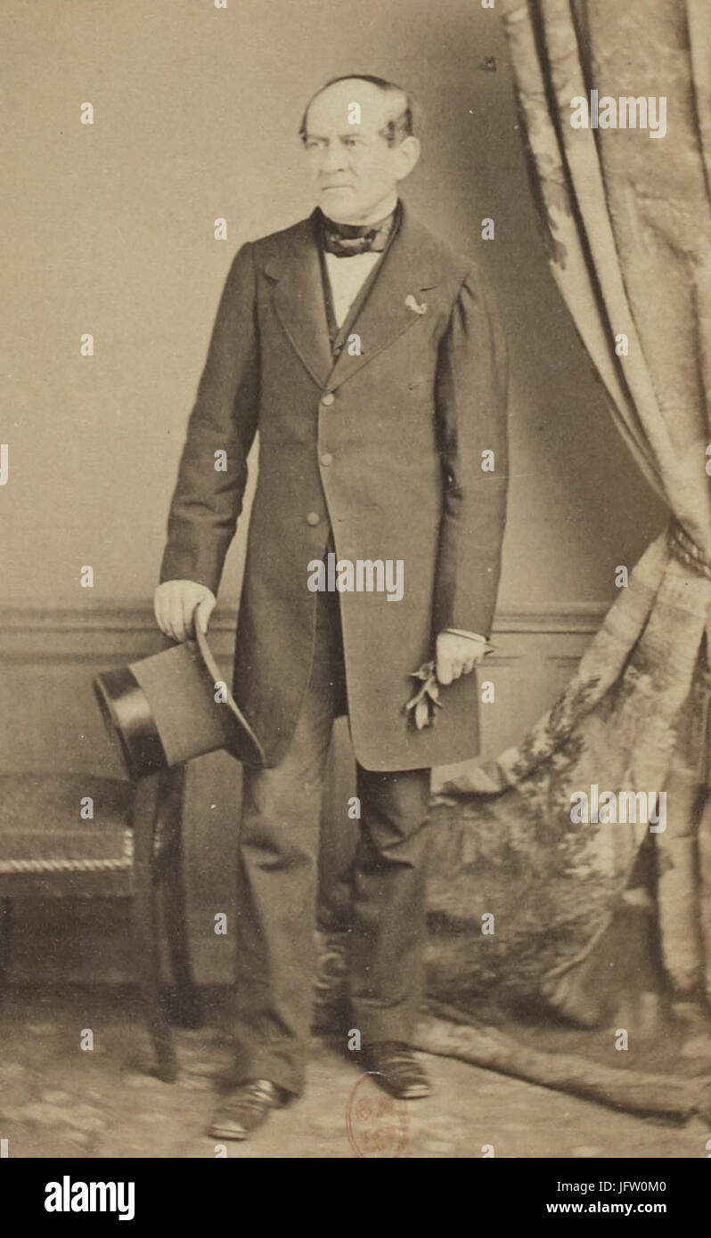 Album des députés au Corps législatif entre 1852-1857-Tascher la Pagerie Stock Photo