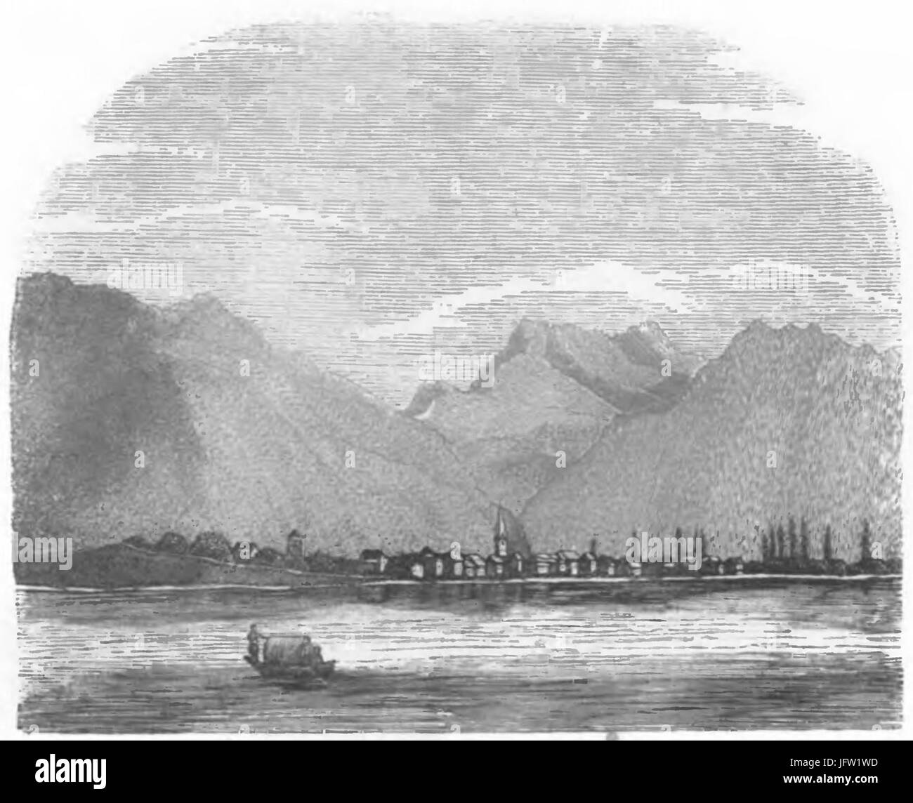 Alfred de Bougy Le Tour du Léman Image 462 Stock Photo Alamy