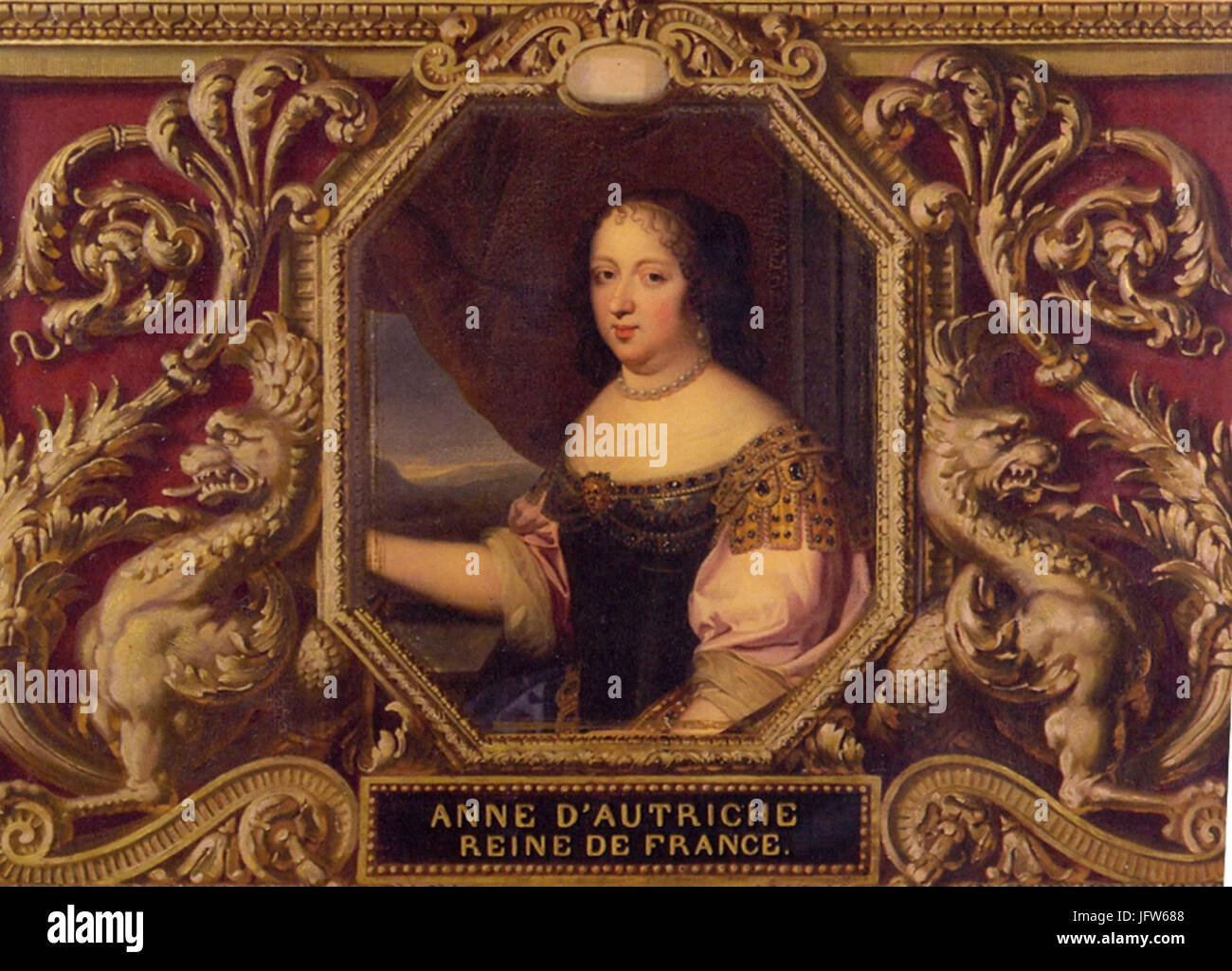 Anne D Autriche Infante D Espagne Reine De France Par Paul Delaroche D Apres Gilbert De Seve Stock Photo Alamy
