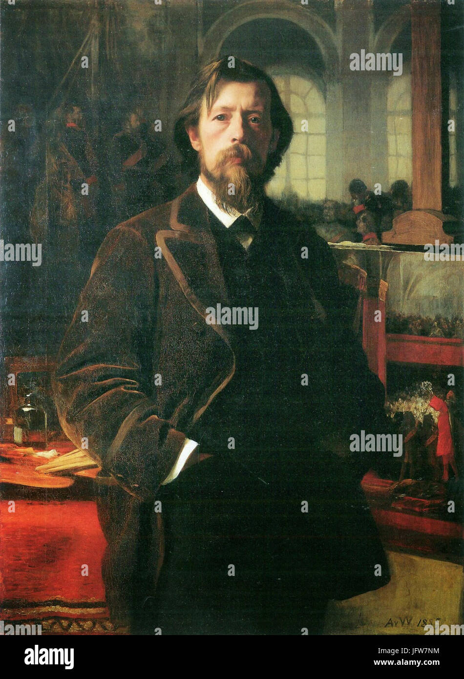 Geoffrey B small Anton von Wener油絵シャツ