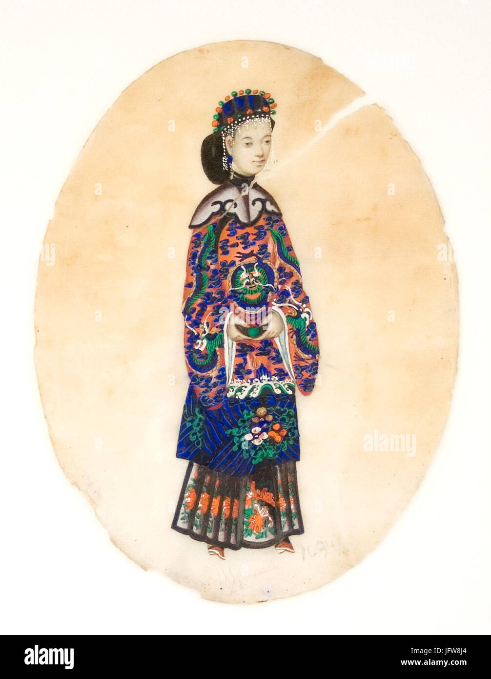BMVB - anònim - Figura femenina oriental - 1094 Stock Photo