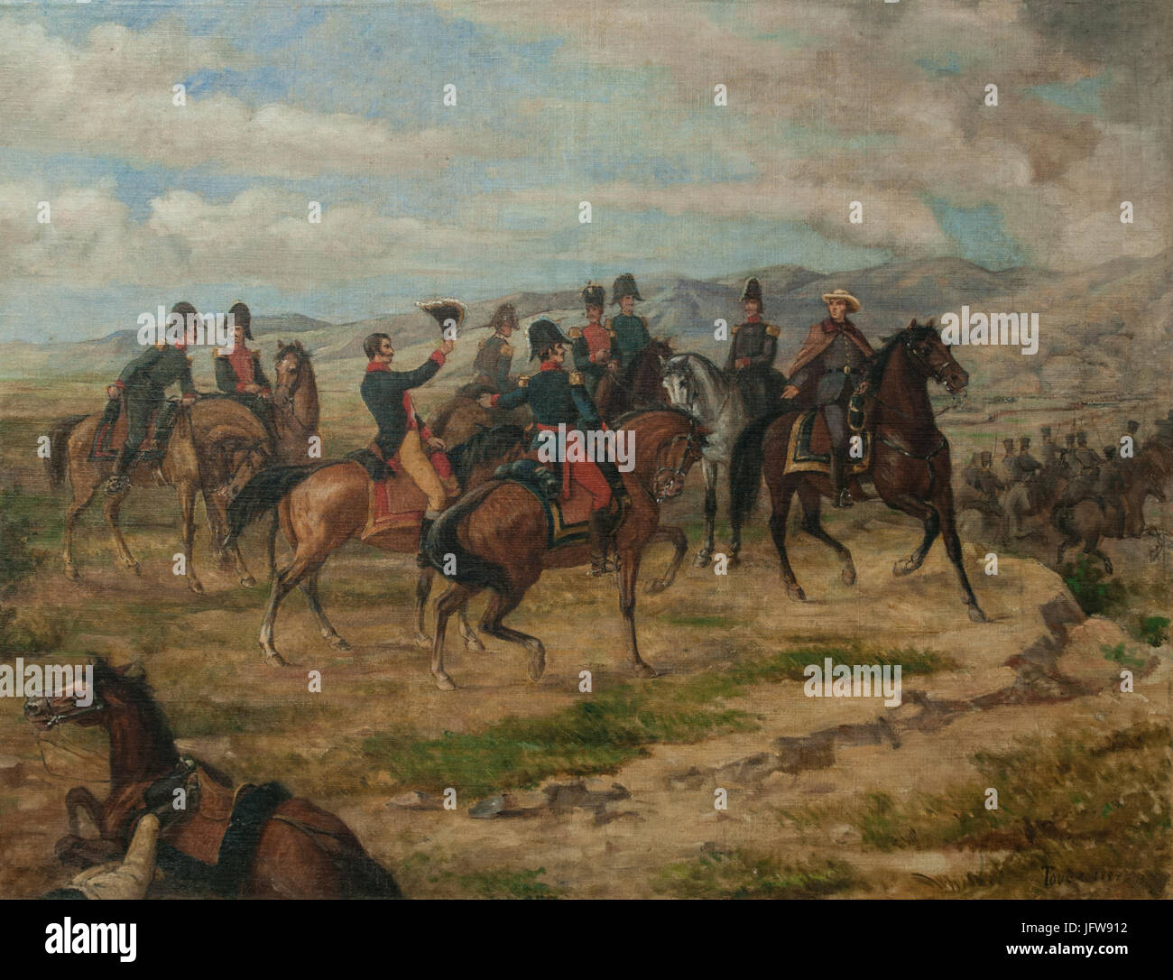 Boceto para la Batalla de Carabobo by Martín Tovar y Tovar Stock Photo ...