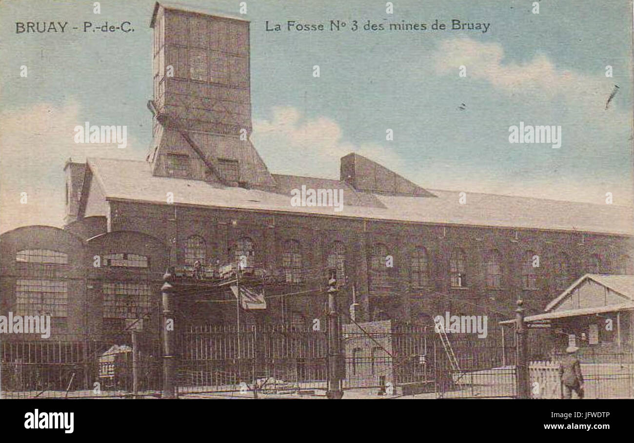 BruaylaBuissière Fosse n° 3 3 bis 3 ter des mines de Bruay (I
