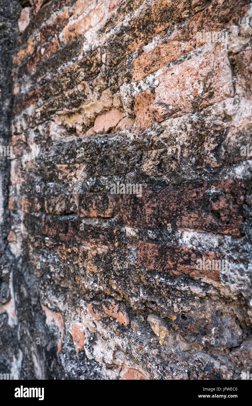 Old brick wall texture in a background image Stock Photo - Alamy