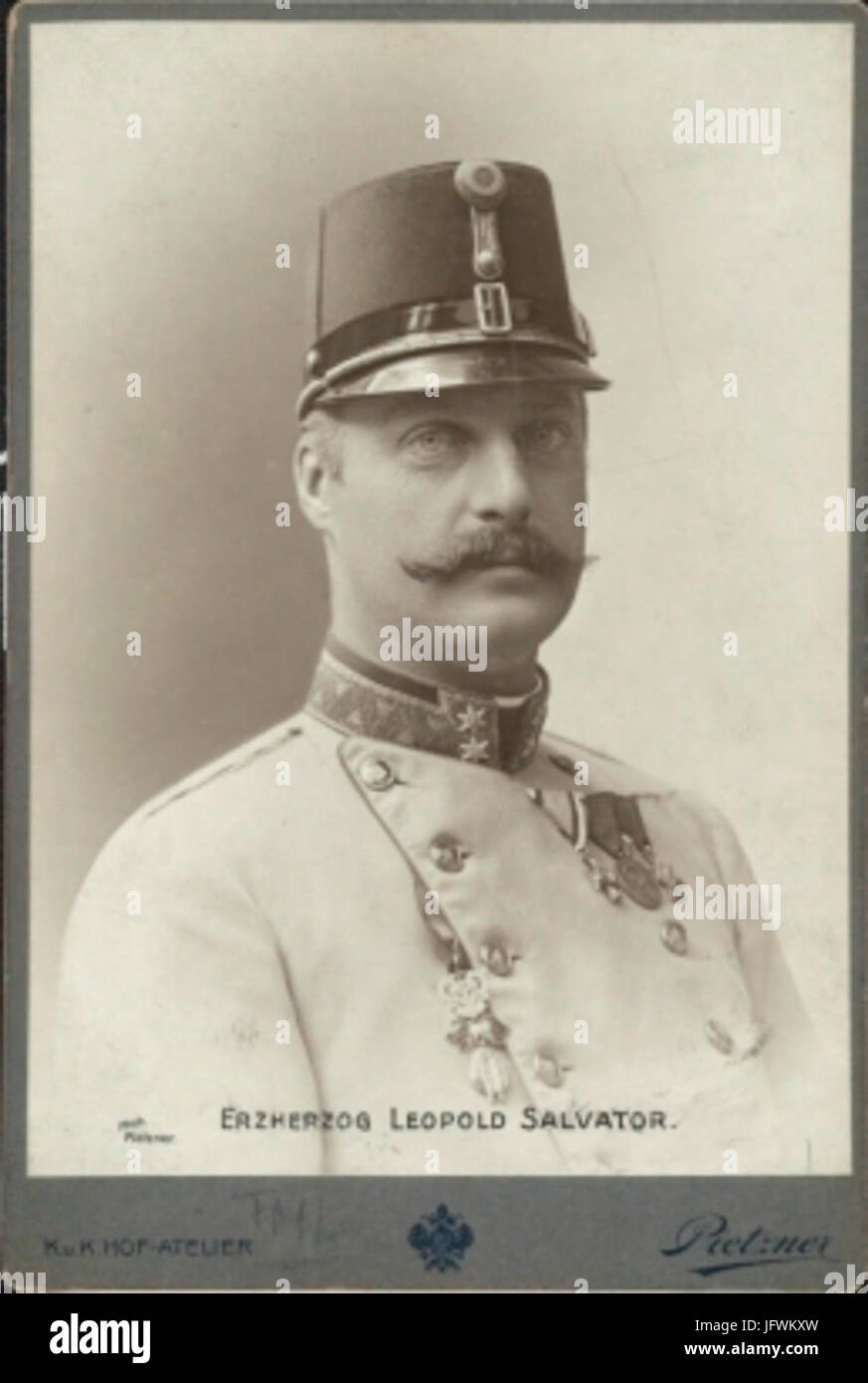 Carl Pietzner - Erzherzog Leopold Salvator von Österreich-Toskana 1905 Stock Photo