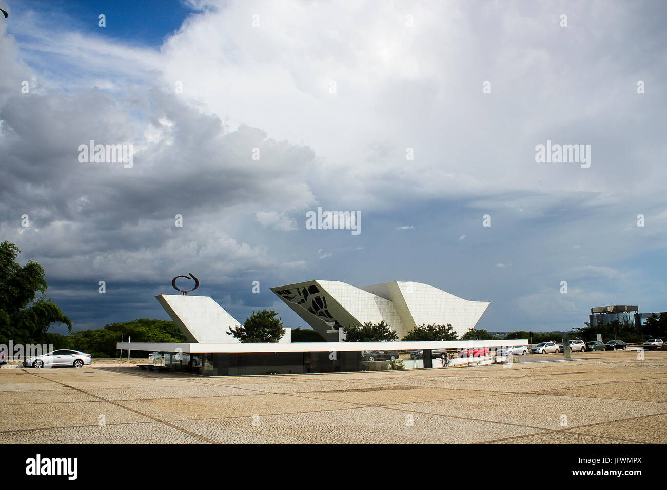 National Pantheon, 1986, Architect: Oscar Niemeyer Stock Photo