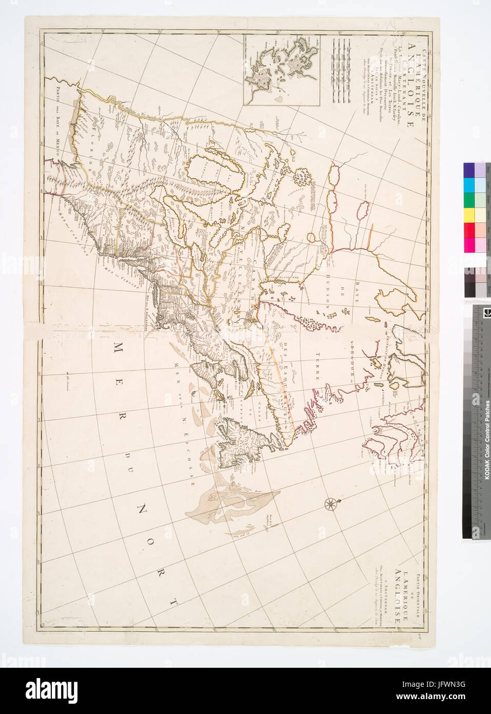 Map new york 17th century hi-res stock photography and images - Alamy