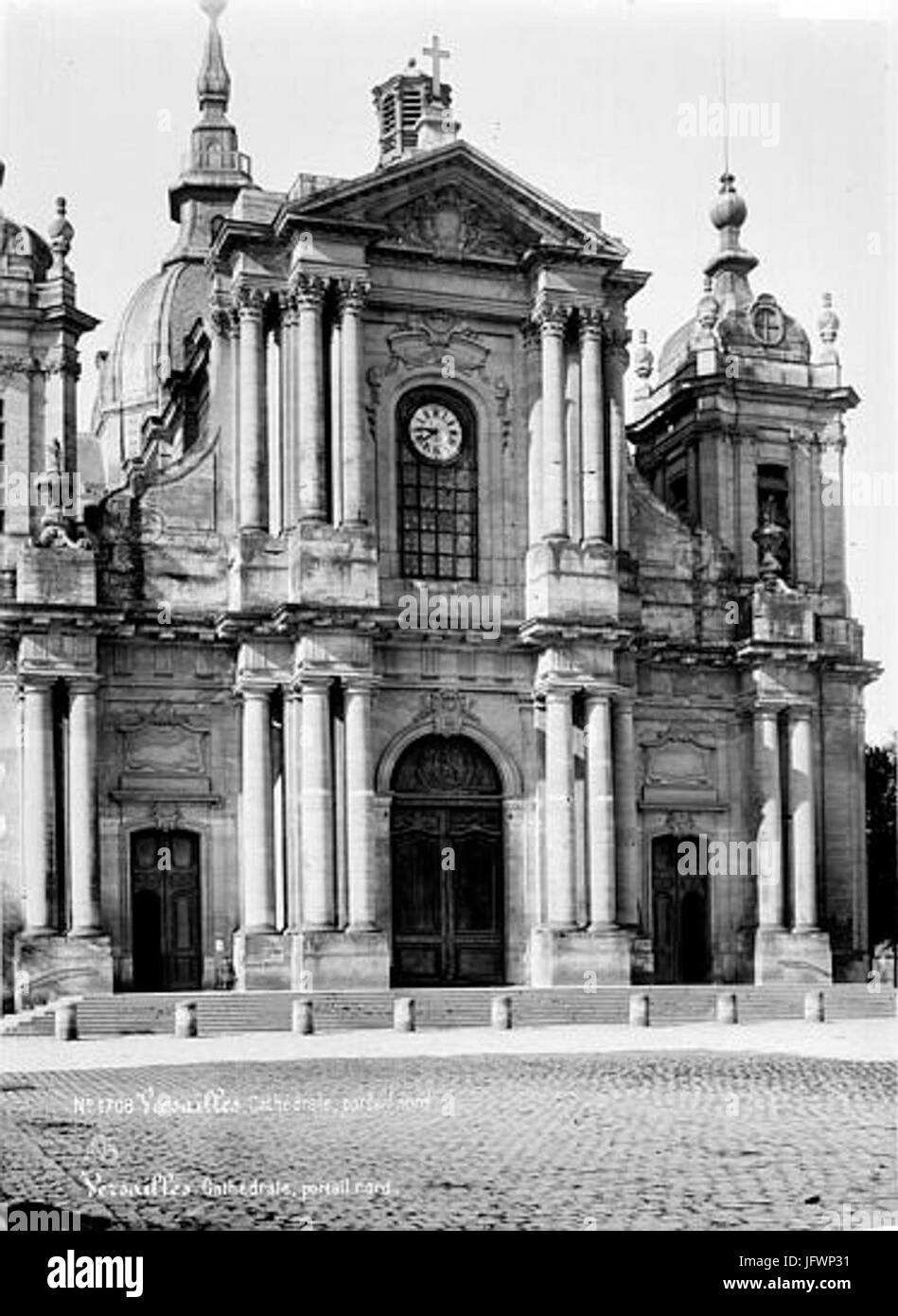 Cathédrale SaintLouis Façade nord Versailles Médiathèque
