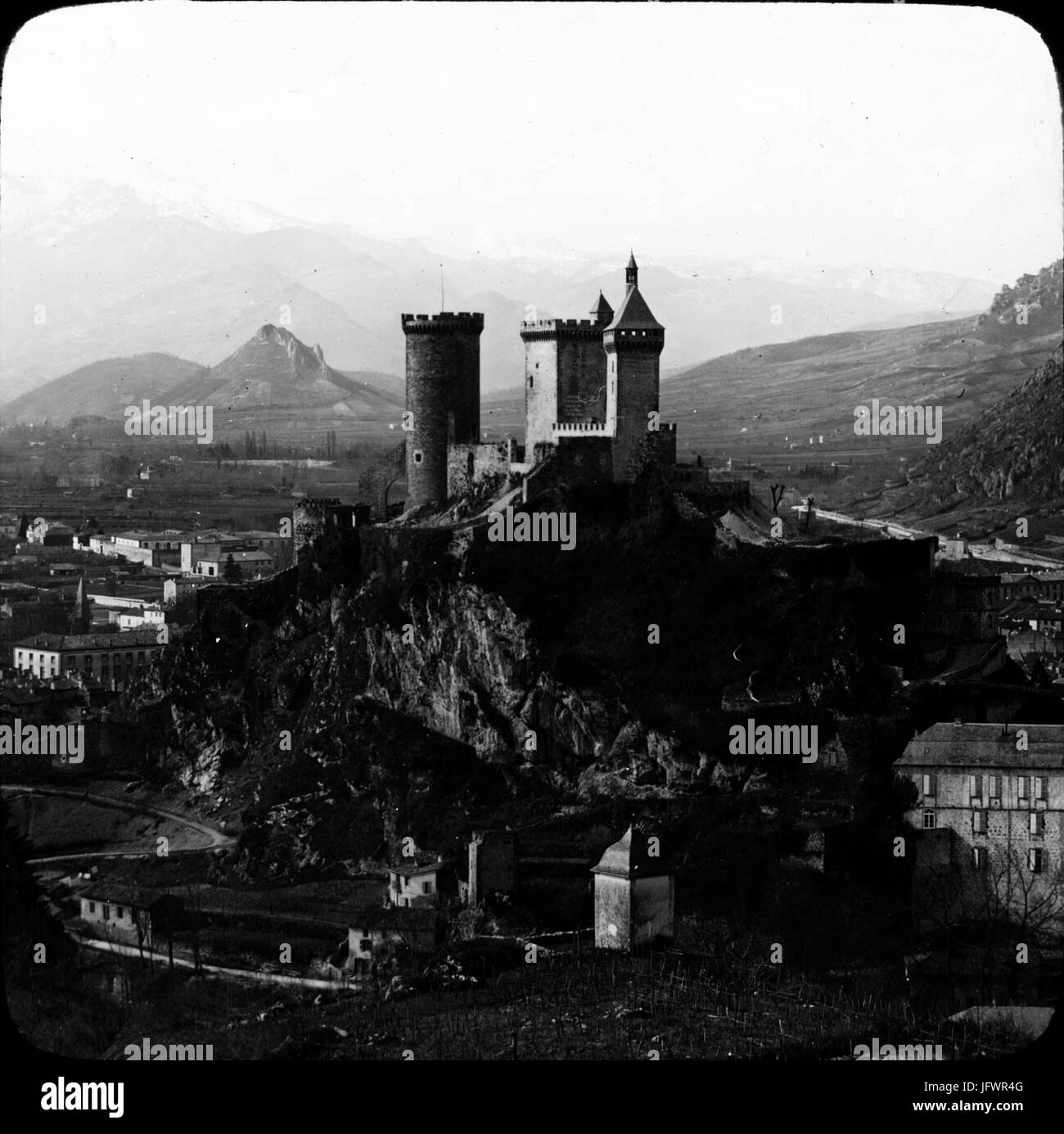 Château de Foix, Ariège Stock Photo Alamy