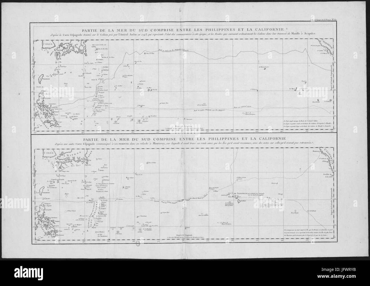 Atlas du voyage de La Pérouse (Milet de Mureau, 1797).f70 Stock Photo ...