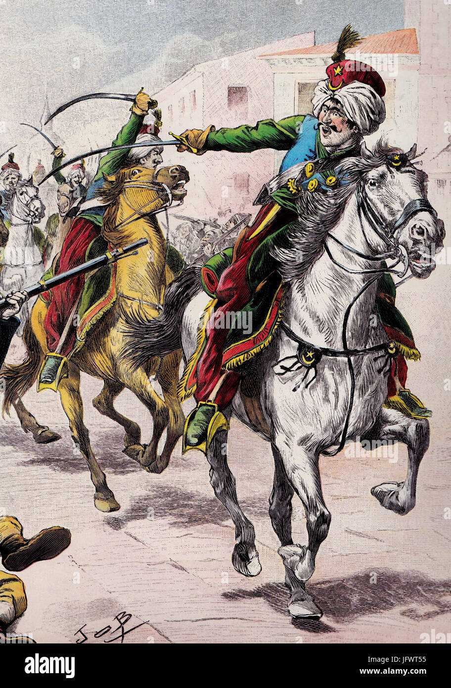 cymbalier (mameluck) de la musique des chasseurs à pied (1809