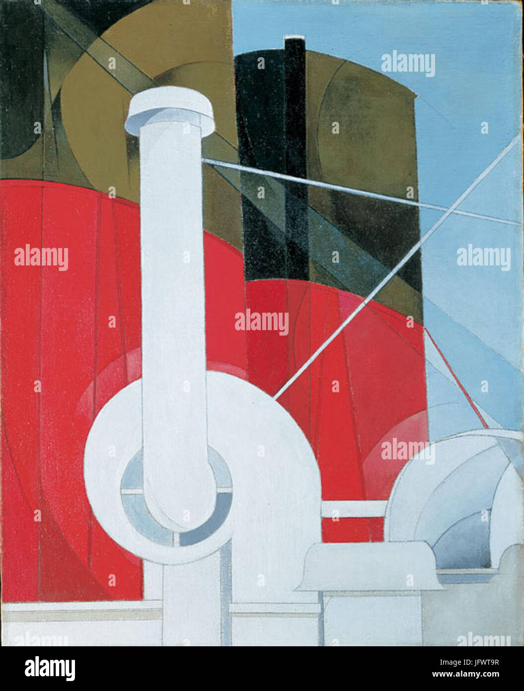 Charles Demuth Paquebot Paris (1921 Stock Photo Alamy