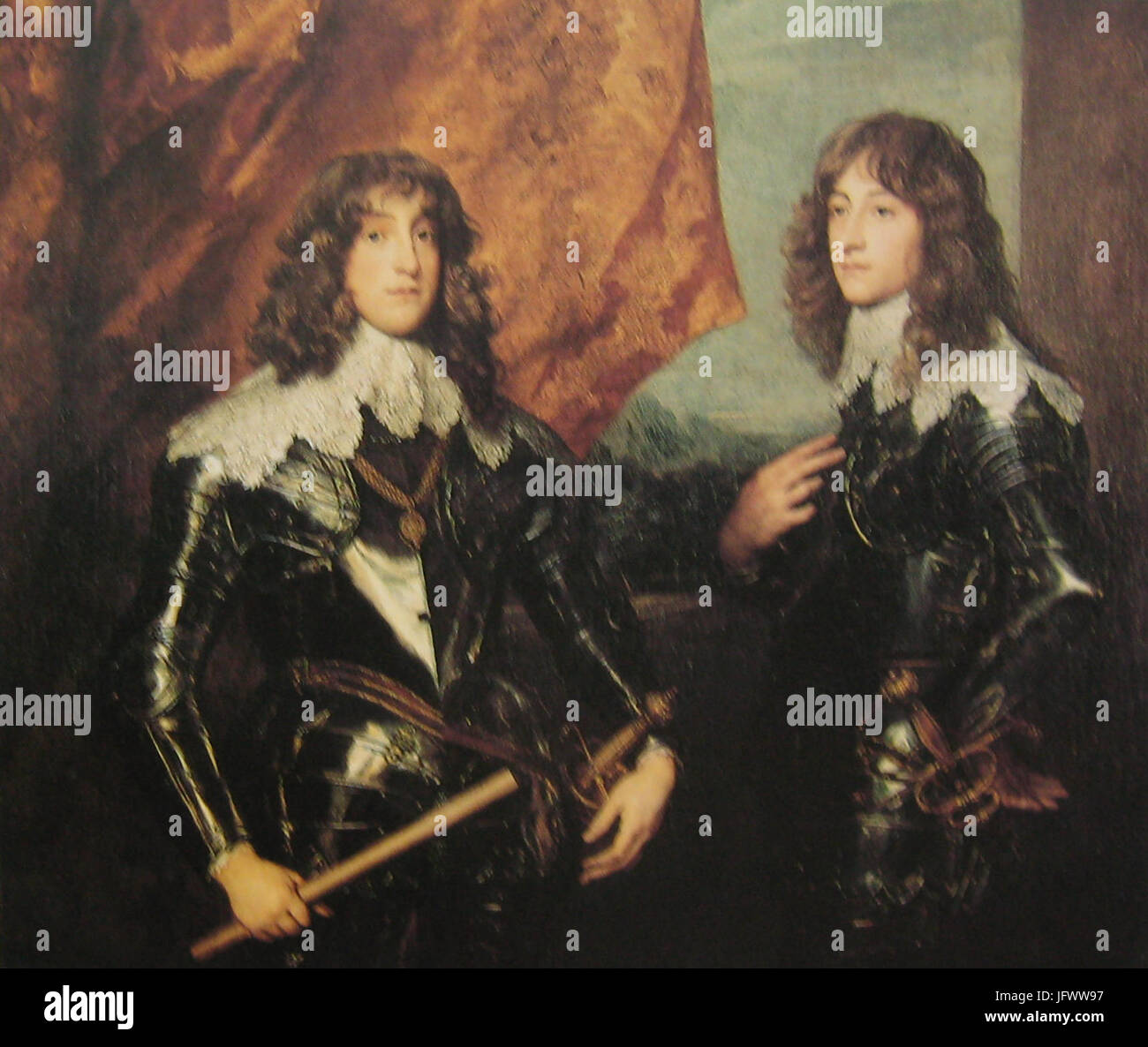 CharlesLouis and Robert de Bavière Stock Photo Alamy