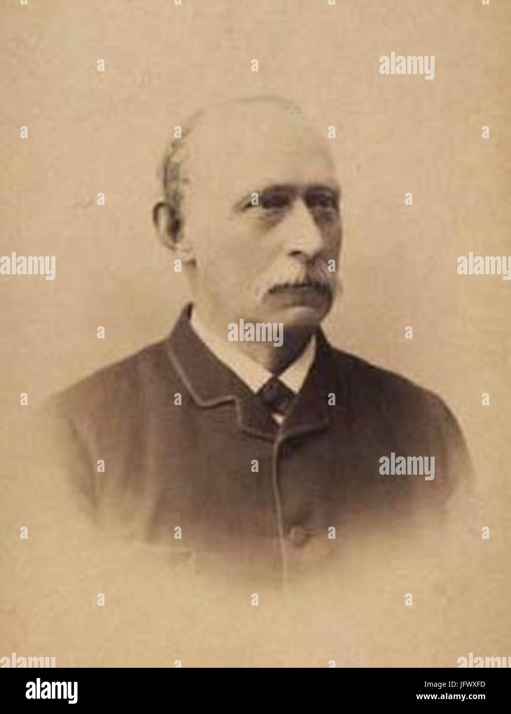 Christian Frederik Conrad Sarauw 1824-1900 by Hansen 26 Weller Stock Photo