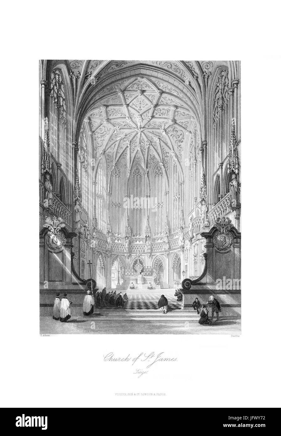 Liege map Black and White Stock Photos & Images Alamy