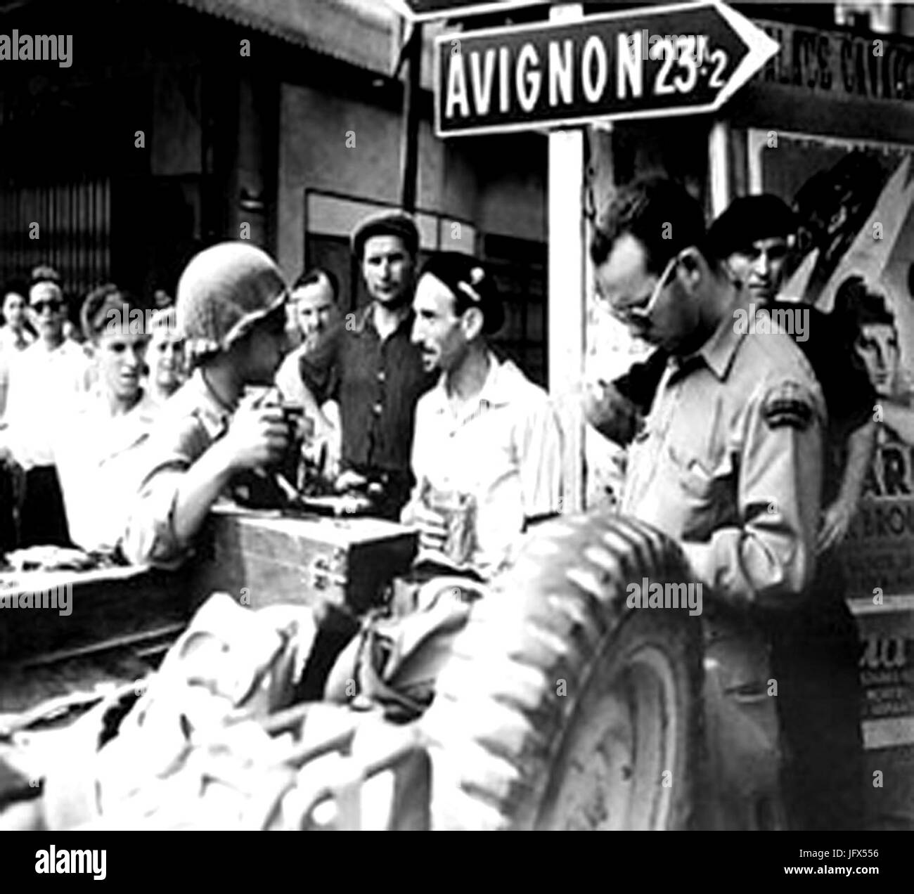 Avignon painting Black and White Stock Photos & Images Alamy