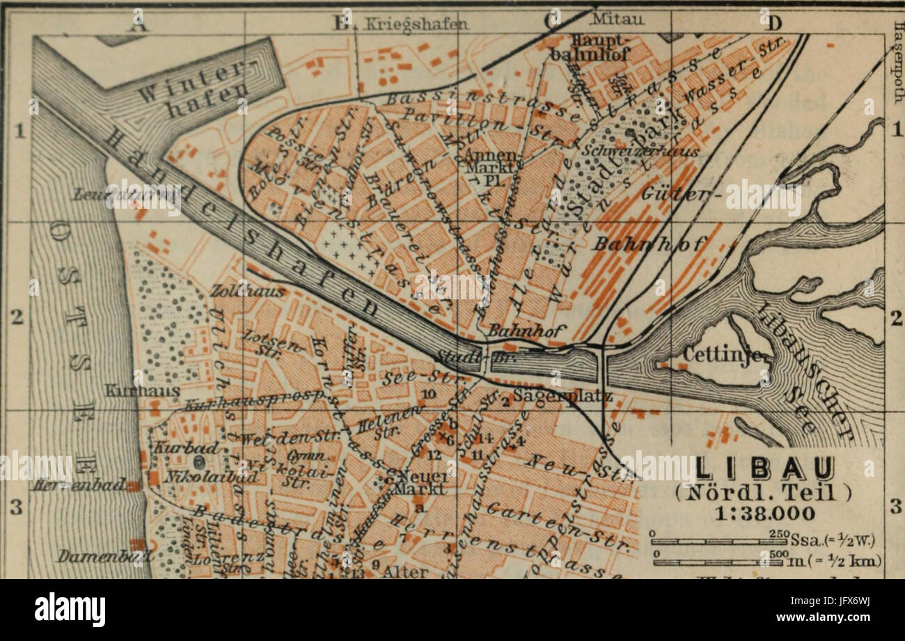 Map of libau hires stock photography and images Alamy