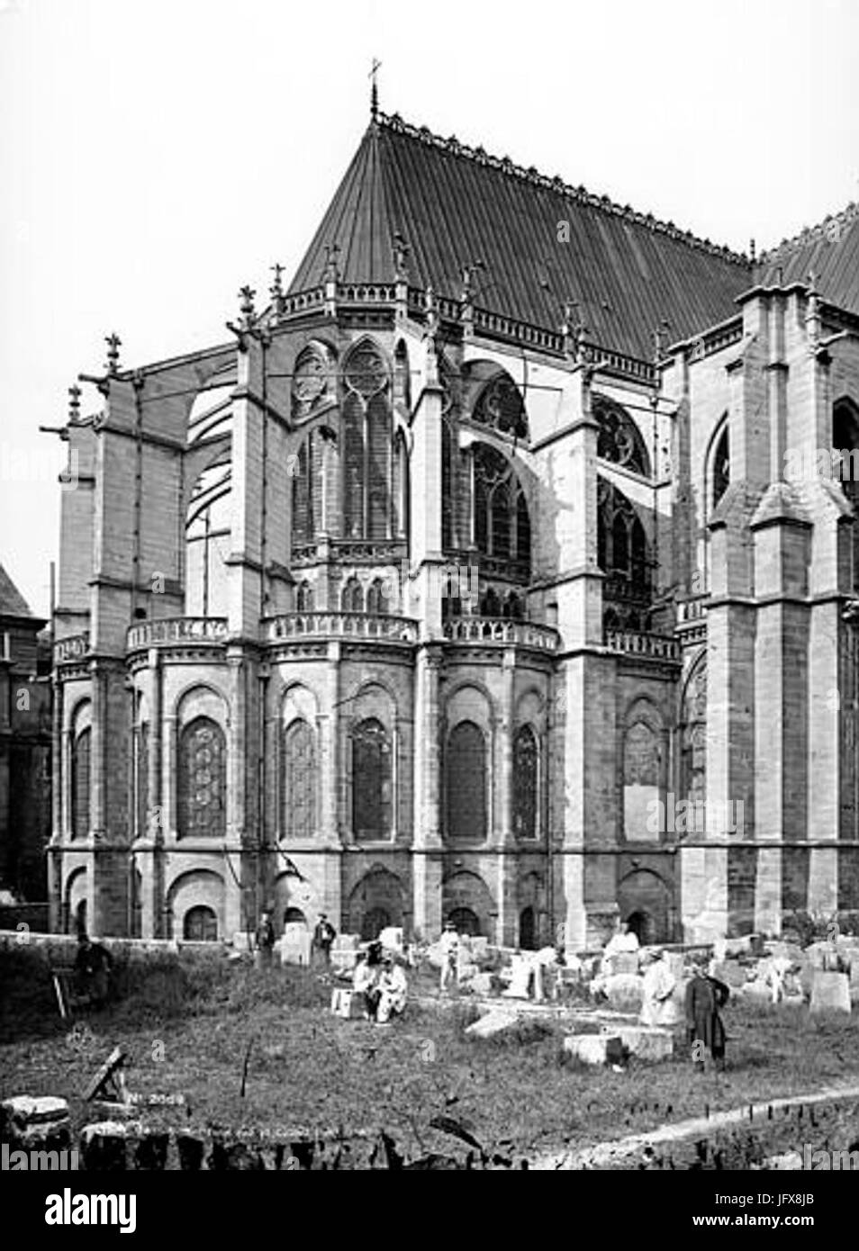 Basilique SaintDenis Abside côté nordest SaintDenis