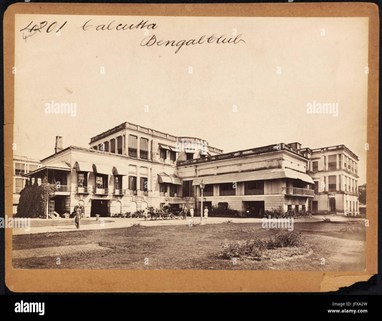 Bengal Club Calcutta by Francis Frith Stock Photo