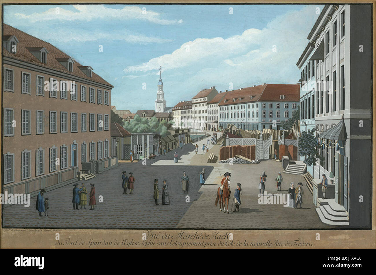Engraving of the 18th century berlin hi-res stock photography and ...