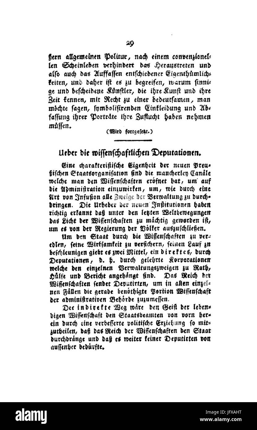 Berliner Abendblätter 1810 029 Stock Photo